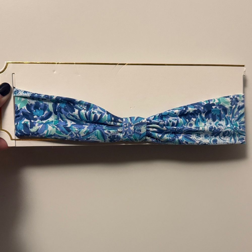 Lilly Pulitzer Floral Blue Headband